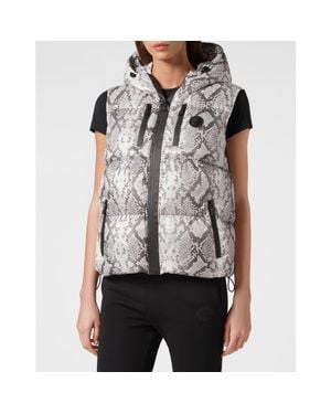 Philipp Plein Down Vest - Black