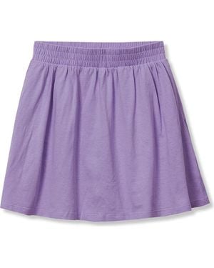 Lands' End Girls Smocked Skorts - Purple