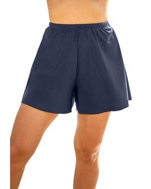 Swim 365 Relaxed Fit Tummy Control Swim Short - Blue