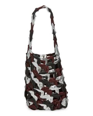 SC103 Medium Links Leather Tote - Black