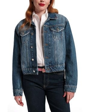 Frances Valentine Taylor Jean Jacket - Blue