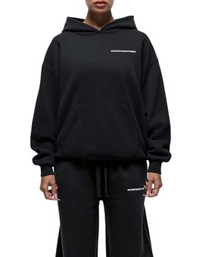 Good For Nothing Vintage Relaxed Hoodie - Black