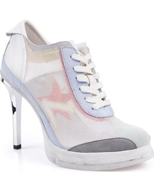 Zigi Sneaker Platform Pump - White
