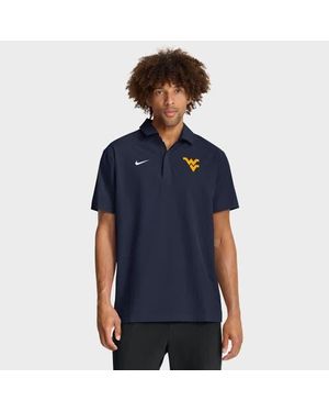 Nike West Virginia Mountaineers 2025 Coaches Sideline Polo - Blue