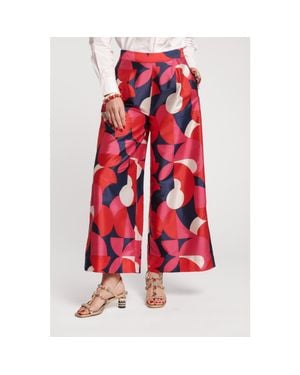 Frances Valentine Palazzo Pant Kaleidoscope - Red