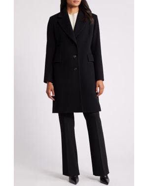 Fleurette Charlie Wool Coat - Black