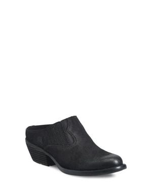 Børn Monikah Leather Mule - Black