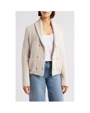 Alex Mill Marseille Double Breasted Cardigan - Natural
