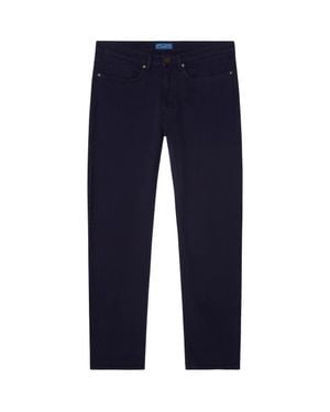 Robert Talbott Hudson Comfort Stretch 5 Pocket Pant - Blue
