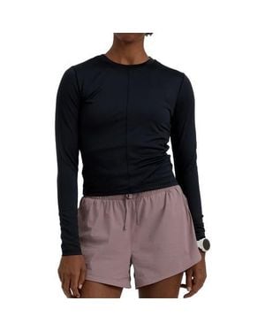 Pruzan Super Soft Fitted Long-Sleeve Top - Blue