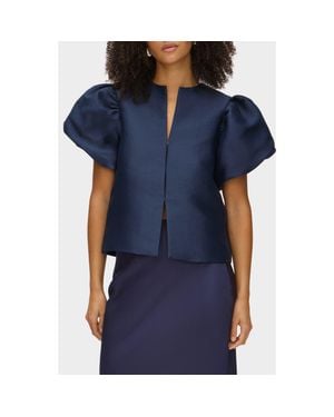 ALIGNE Jorja Puff Sleeve Top - Blue