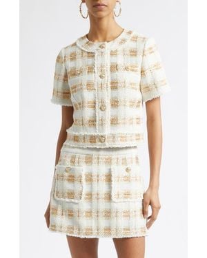 Ramy Brook Wesley Tweed Jacket - White