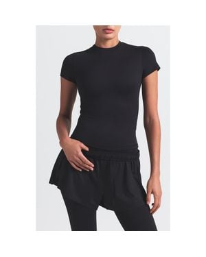 NikeSKIMS Matte Padded Baby Tee - Black