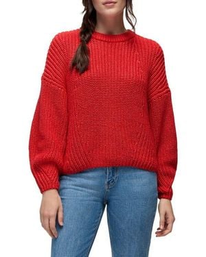 Prana Sunday River Crewneck Sweater - Red