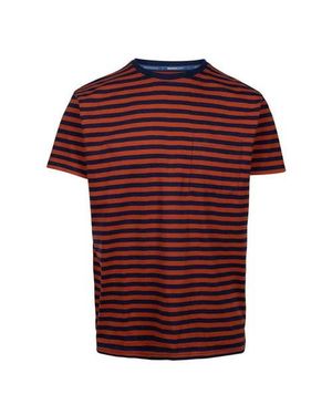 Trespass Mahe Striped T-Shirt - Red
