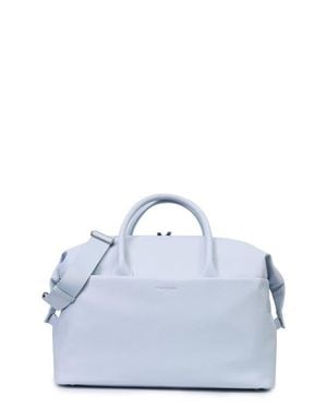 Hedgren Nostos Faux Leather Weekend Travel Bag - Blue