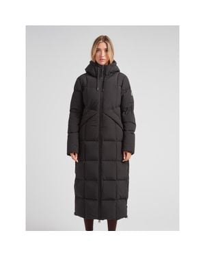 Jacket Star Extra Long Down Coat - Black