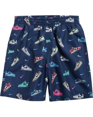 Nike Kids' 7-Inch Volley Swim Trunks - Blue