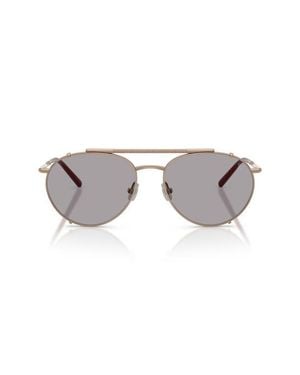 Brunello Cucinelli 56Mm Polarized Pilot Sunglasses - Gray