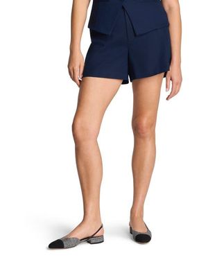 Spanx Cotton Blend Shorts - Blue