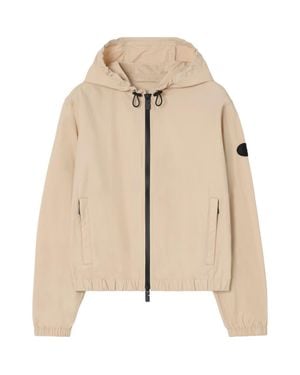 Burberry Nylon Nelson Hooded Jacket - Natural