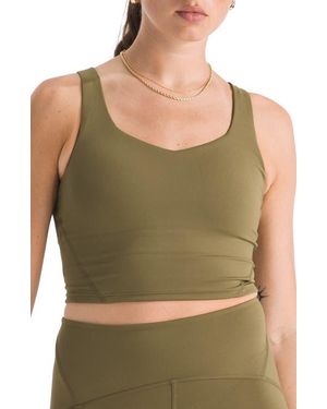The North Face Jaida Longline Sports Bra - Green