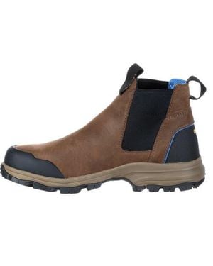 Georgia Boot Slipresistant Waterproofchelsea Work Romeo Boot - Brown