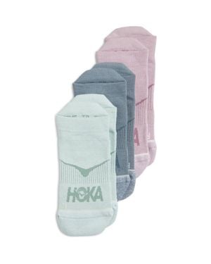 Hoka One One Run Assorted 3-Pack No-Show Socks - Blue