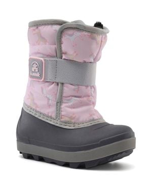 Kamik Kids' Snowbug 7 Waterproof Faux Fur Lined Boot - Gray