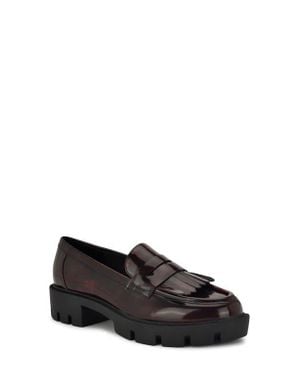 Nine West Missa Platform Lug Loafer - Black