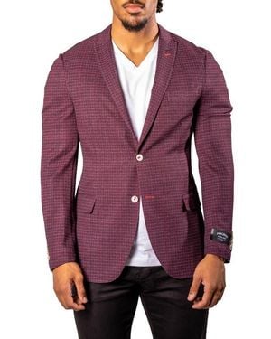 Maceoo Vortex Unconstructed Blazer - Purple