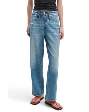 Rag & Bone Miramar Wide Leg Pull On Pants - Blue