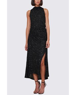 Bishop + Young Sublime Halter Dress - Black