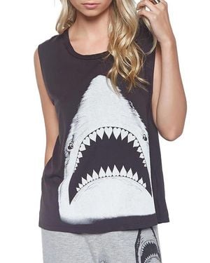 Lauren Moshi Kel- Lrg Shark Tee - White