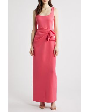 Vince Camuto Gathered Waist Column Dress