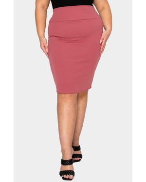L I V D Molly Pencil Skirt - Red