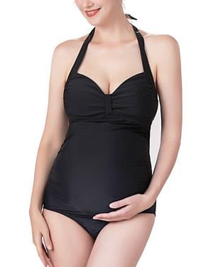 Kimi + Kai Dana Upf 50+ One-Piece Maternity Swimsuit - Black