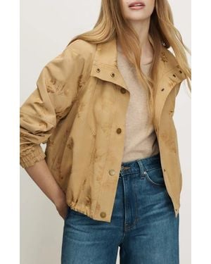 Veronica Beard Ainsworth Floral Jacquard Jacket - Natural