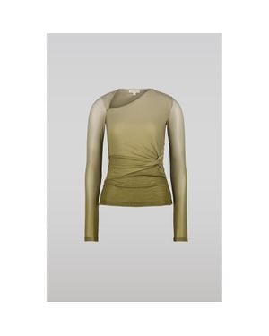 Saemdi Gradient Mesh Top - Green