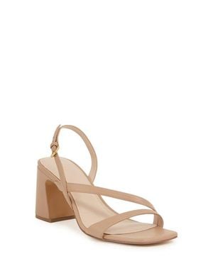 Reiss Alice Slingback Sandal - Natural