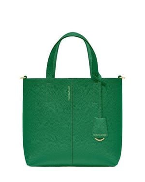 Maison De Sabre Small Leather Soft Tote - Green