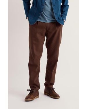 Seasalt Cornwall Helmsman Linen & Organic Cotton Pants - Blue