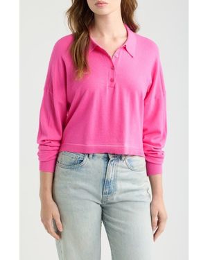 DELUC Floyd Polo Sweater - Pink