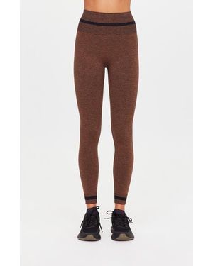 The Upside Marle Seamless Midi Leggings - Brown