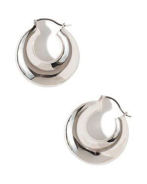 67Jewelry Puff Hoops - Metallic