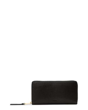 AllSaints Leather Travel Wallet - White
