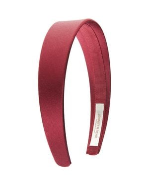 Jennifer Behr Lydia Satin Headband - Red