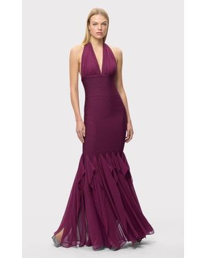 Hervé Léger The Louisa Gown - Purple