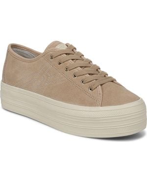 Veronica Beard Truett Platform Sneaker - Natural