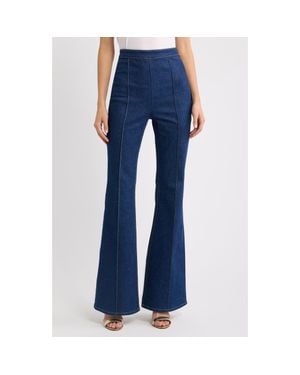 Nadine Merabi Pintuck Jeans - Blue